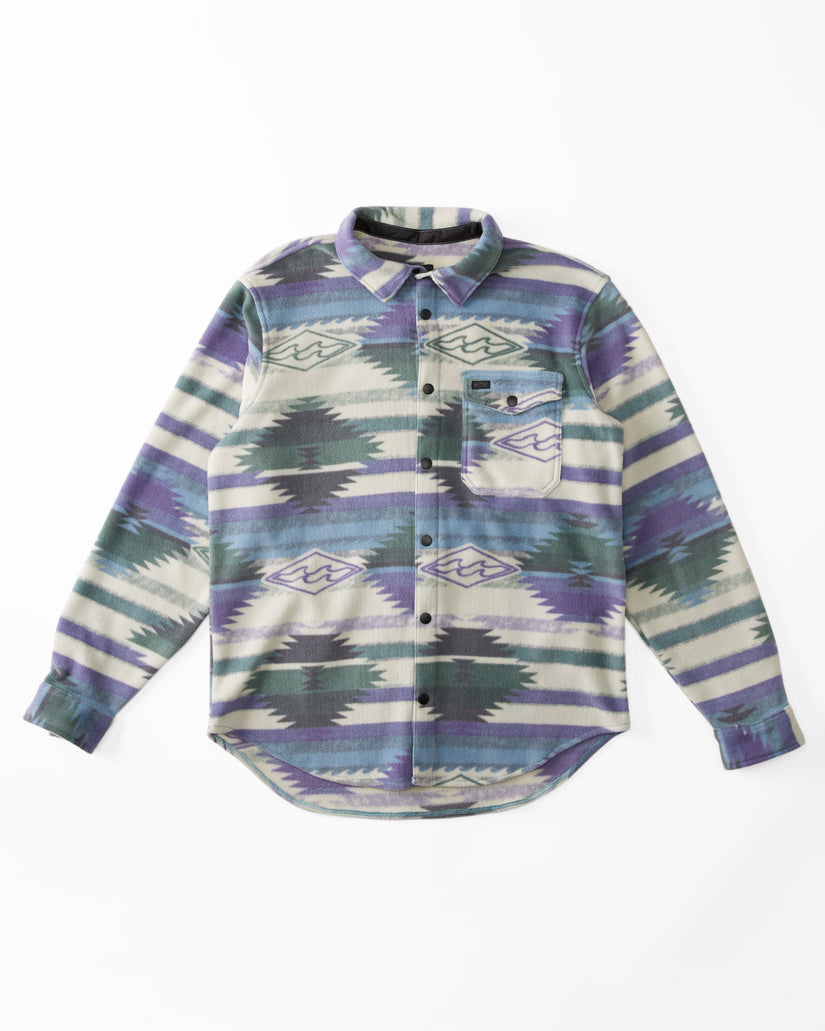 A/Div Furnace Flannel Shirt - Washed Blue