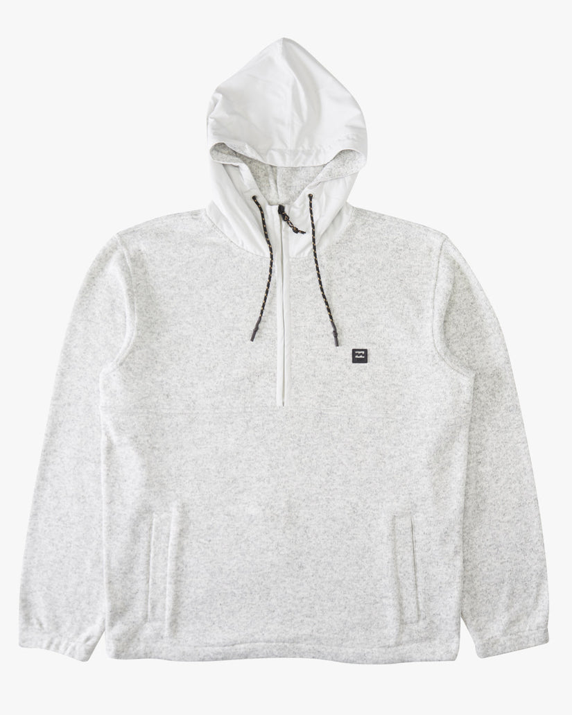 A/Div Boundary Hooded Half-Zip Pullover - Grey Heather