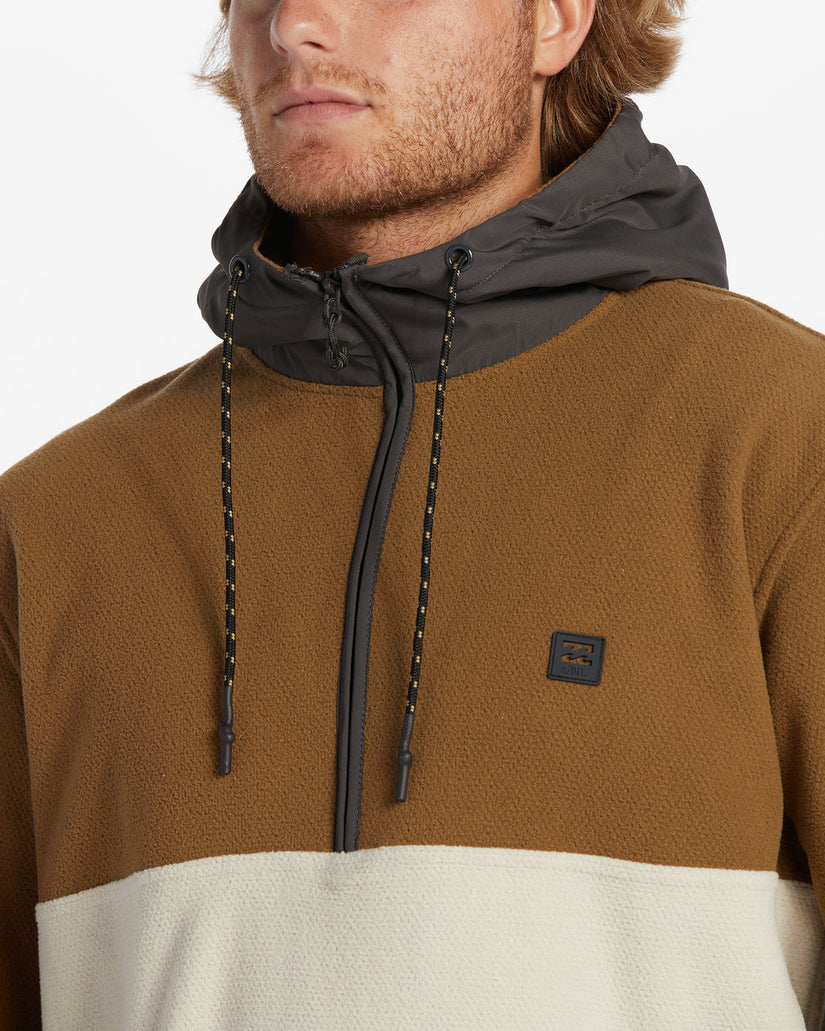 A/Div Boundary Hooded Half-Zip Pullover - Otter