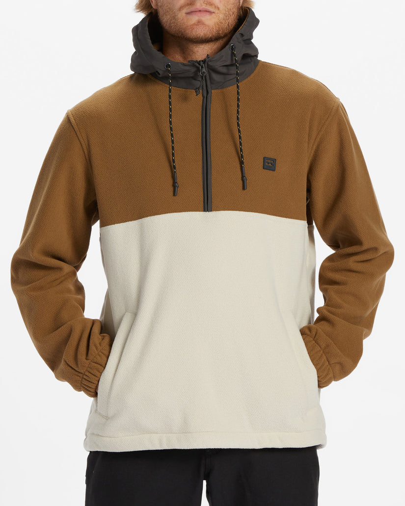 A/Div Boundary Hooded Half-Zip Pullover - Otter
