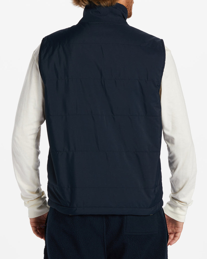 A/Div Trail Reversible Full-Zip Vest - Navy