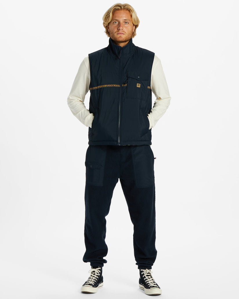 A/Div Trail Reversible Full-Zip Vest - Navy