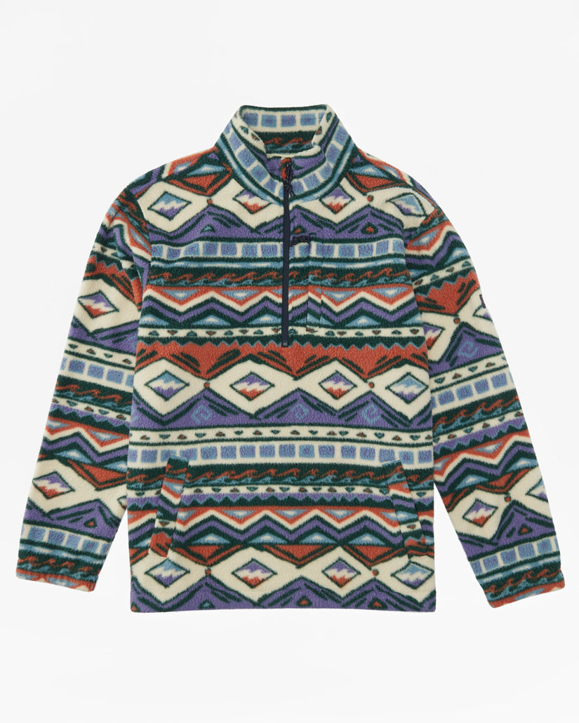 Boundary Half-Zip Mock Neck Fleece - Multi