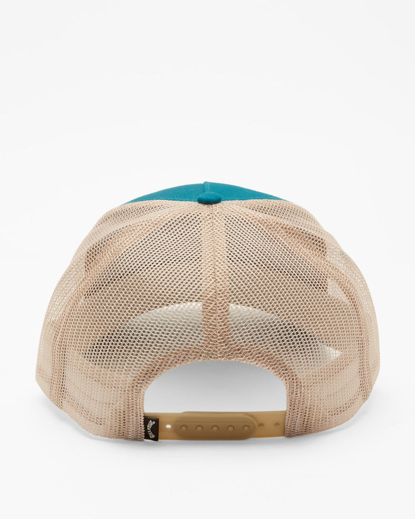 Stacked Trucker Hat - Deep Teal –
