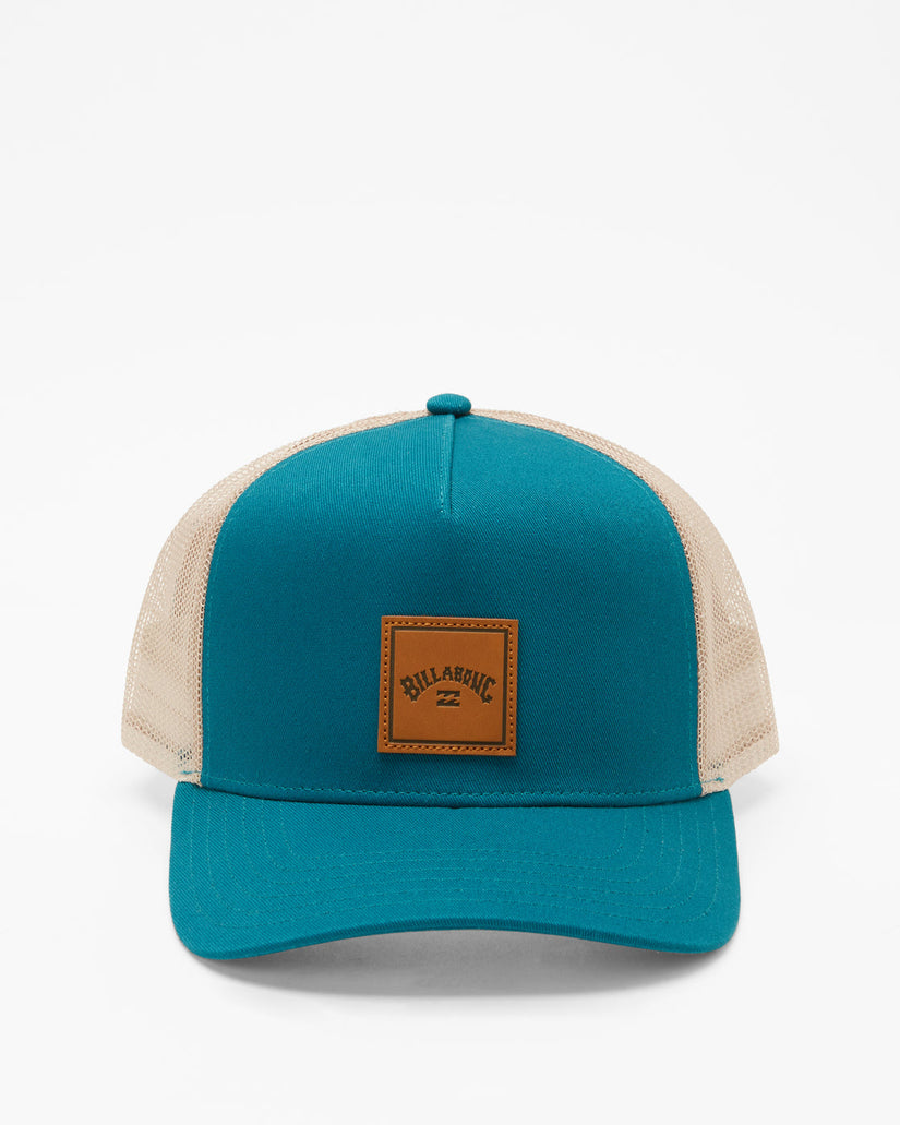 Stacked Trucker Hat - Deep Teal