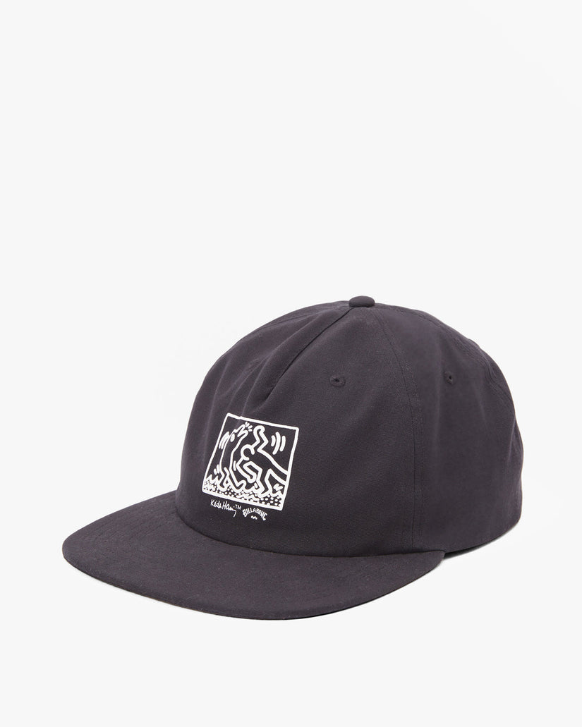 Keith Haring Salvation Baseball Hat - Black