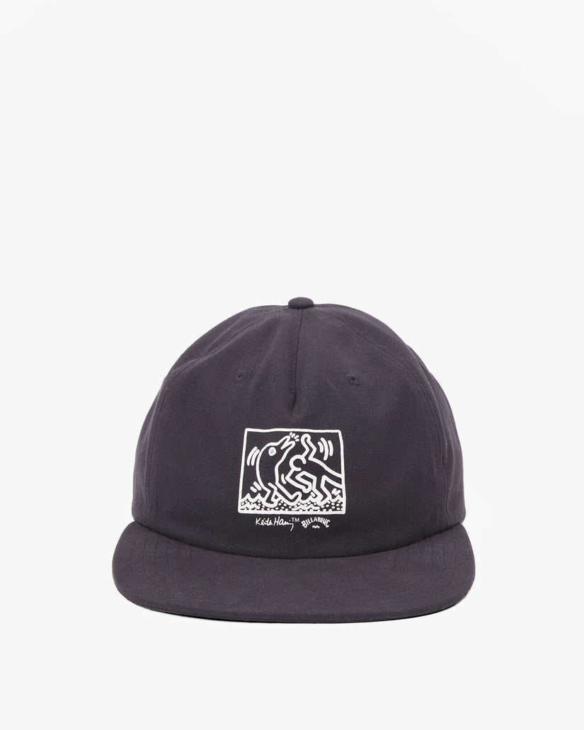 Keith Haring Salvation Baseball Hat - Black