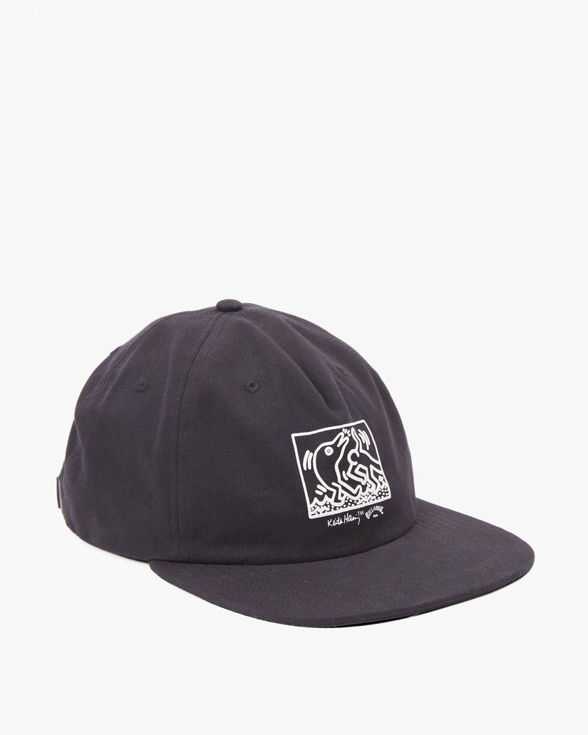 Keith Haring Salvation Baseball Hat - Black