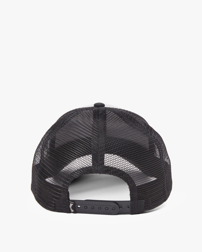 Walled Trucker Hat - Black/Grey