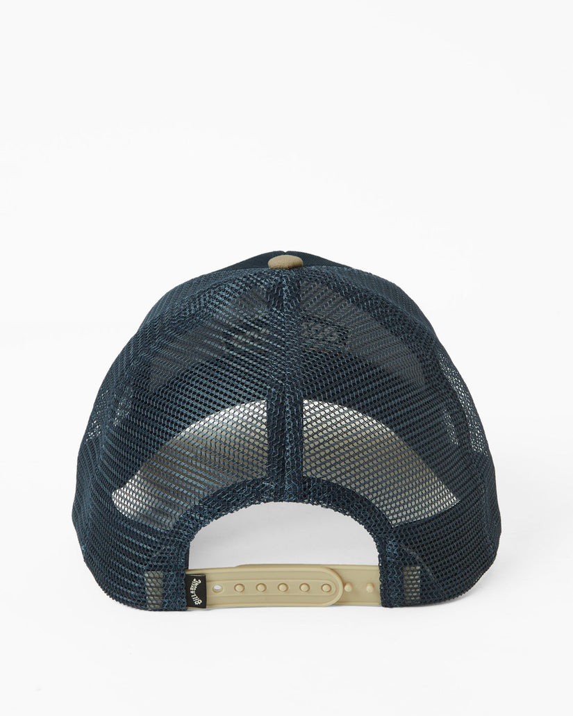 Walled Trucker Hat - Dark Blue