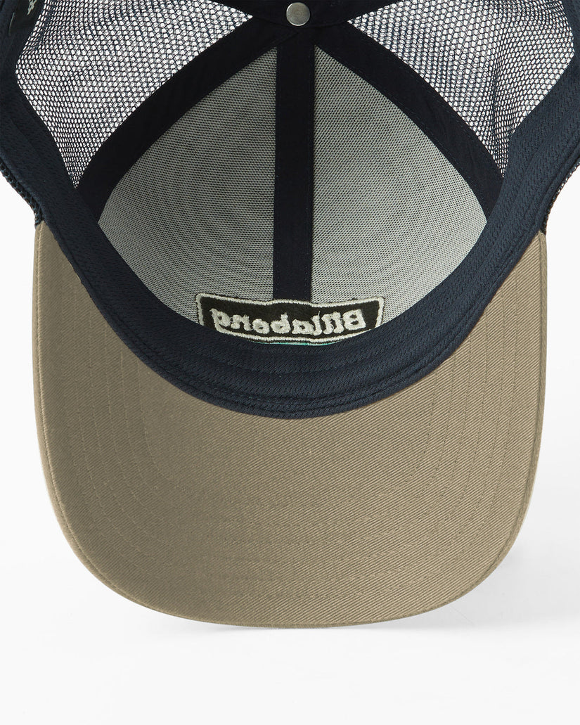 Walled Trucker Hat - Dark Blue