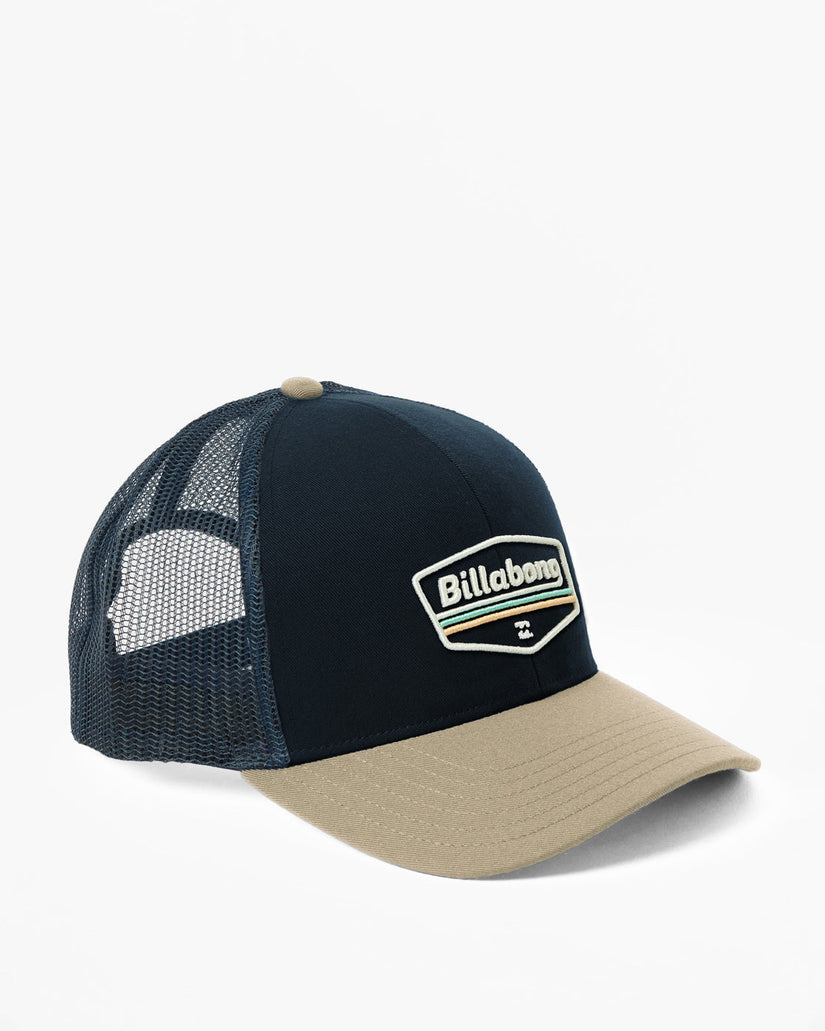 Walled Trucker Hat - Dark Blue