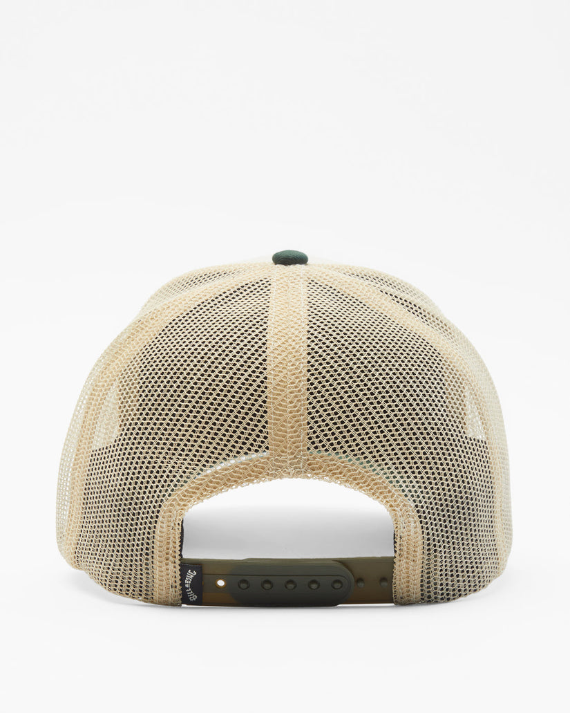 A/Div Walled Trucker Hat - Dark Forest