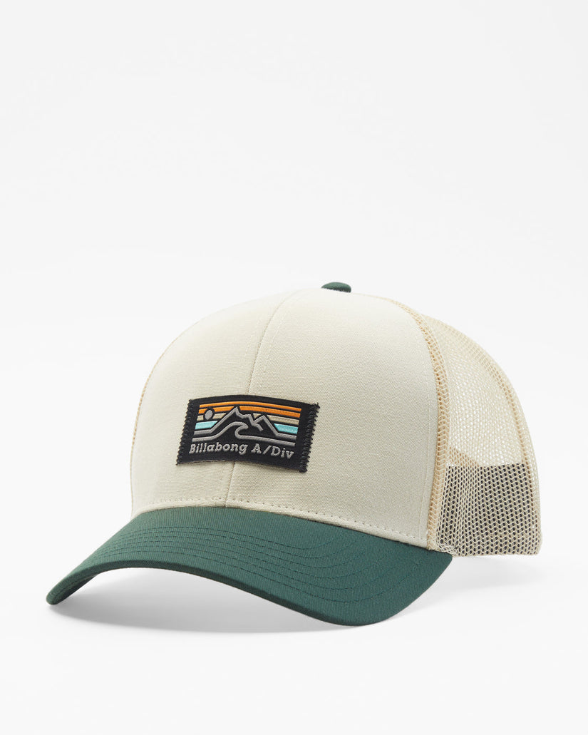 A/Div Walled Trucker Hat - Dark Forest