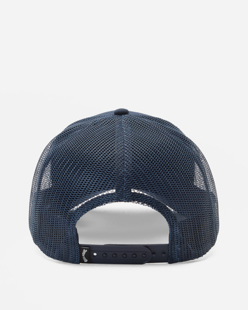 A/Div Walled Trucker Hat - Navy Blue