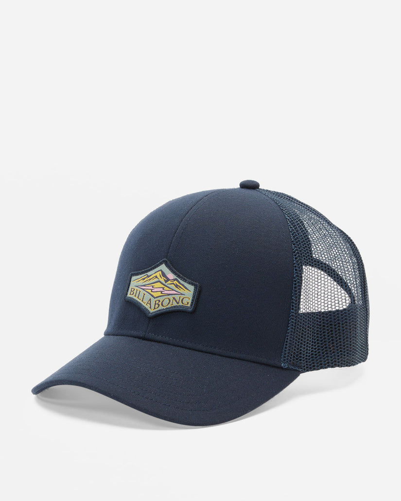 A/Div Walled Trucker Hat - Navy Blue