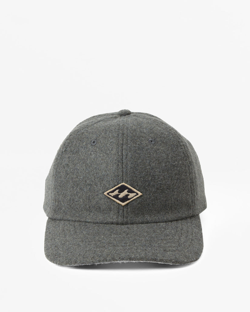 Diamond Wool Baseball Hat - Pewter