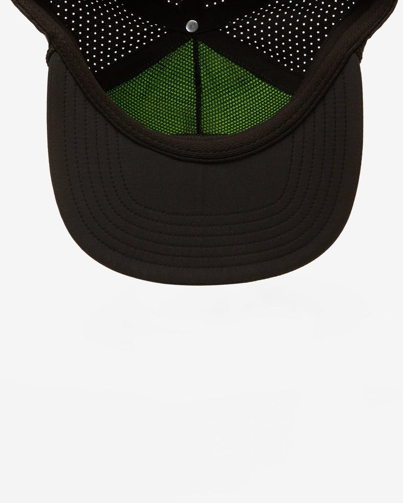 Crest Trucker Hat - Black