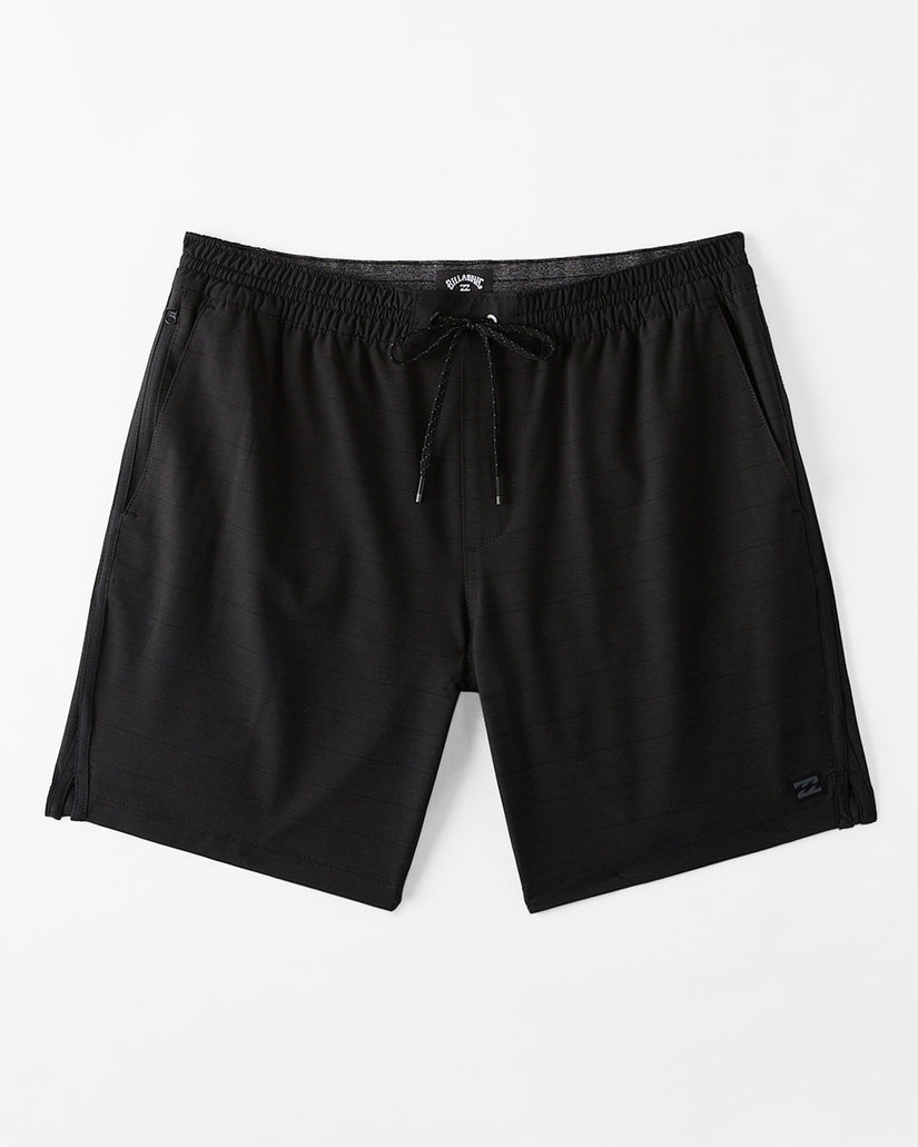 Crossfire 18" Elastic Waist Shorts - Black