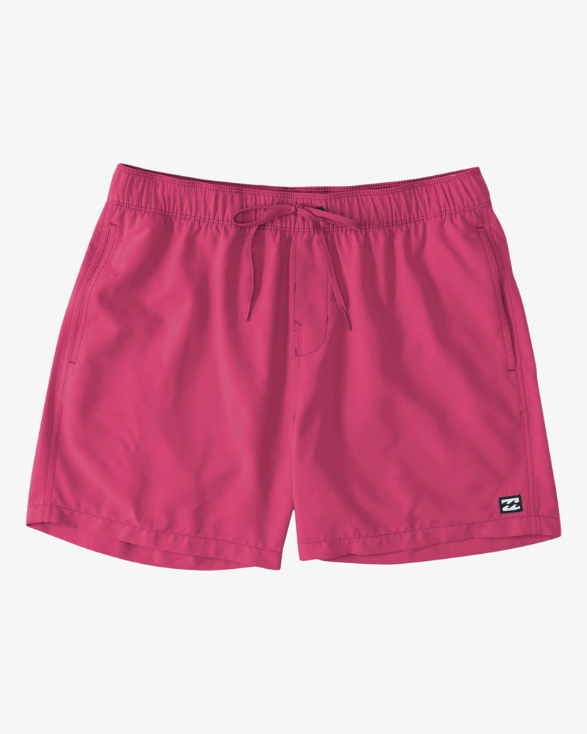 All Day Layback 16" Elastic Waist Shorts - Neon Pink