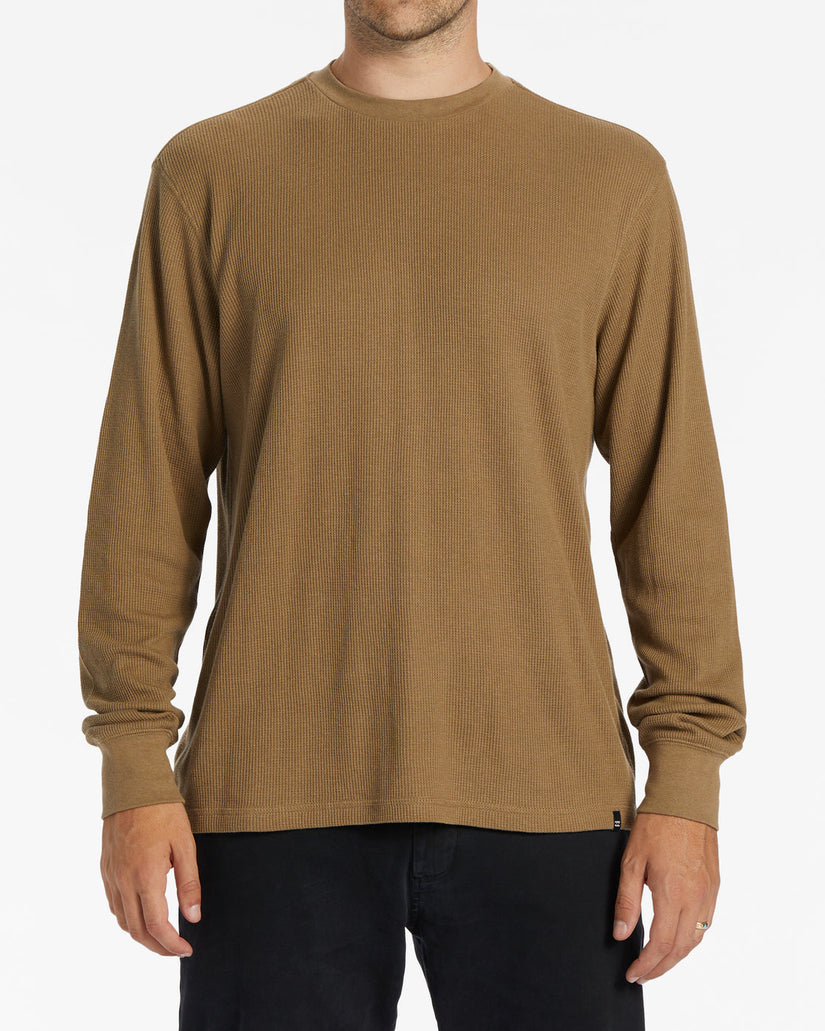 Essential Long Sleeve Thermal Top - Gravel