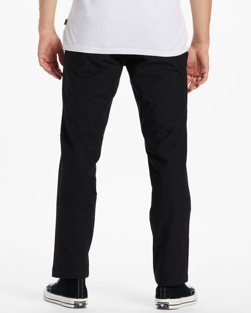 A/Div Surftrek Plus Organic Elastic Waist Pants - Black
