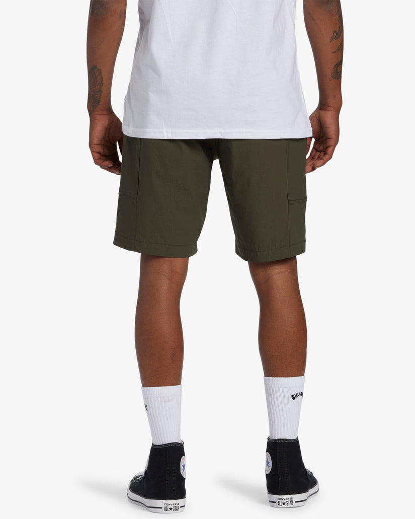 Surftrek Trail Climber 19" Cargo Shorts - Military