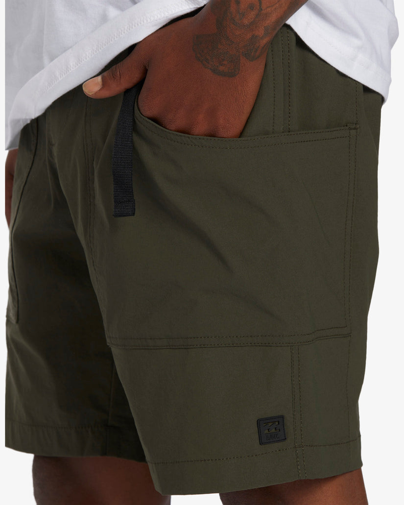 Surftrek Trail Climber 19" Cargo Shorts - Military