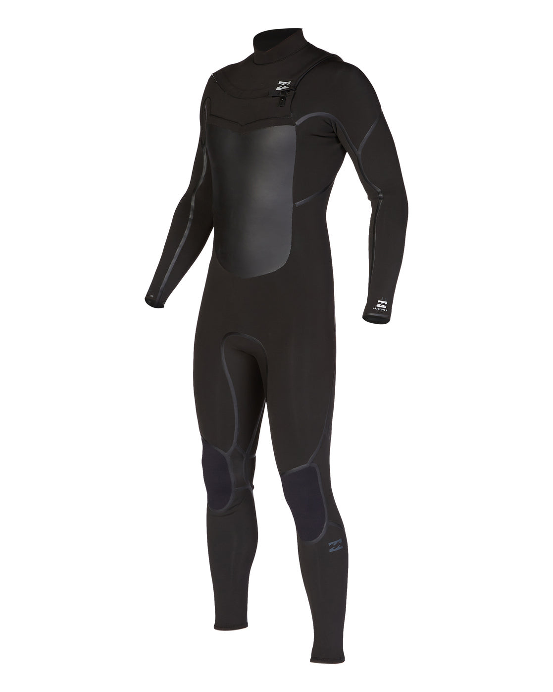 4/3 Absolute Plus Chest Zip Full Wetsuit - Black