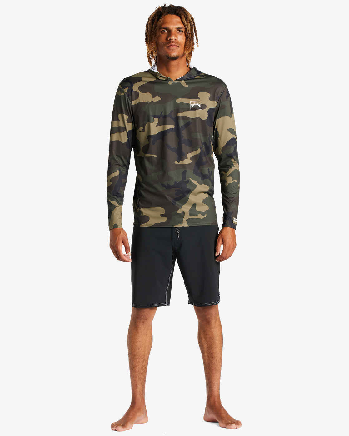 Arch Mesh Hooded Upf 50 Long Sleeve Rashguard - Surplus – Billabong.ca