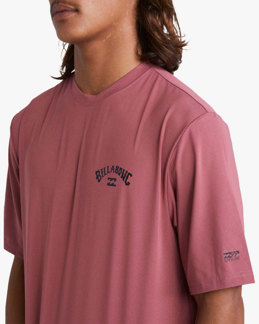 Arch Wave Loose Fit Short Sleeve Surf Tee - Rose Dust
