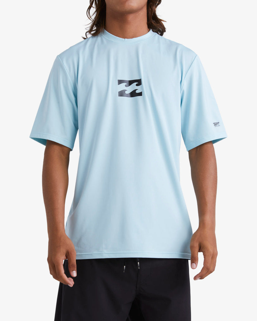 All Day Wave Loose Fit Short Sleeve Surf Tee - Coastal