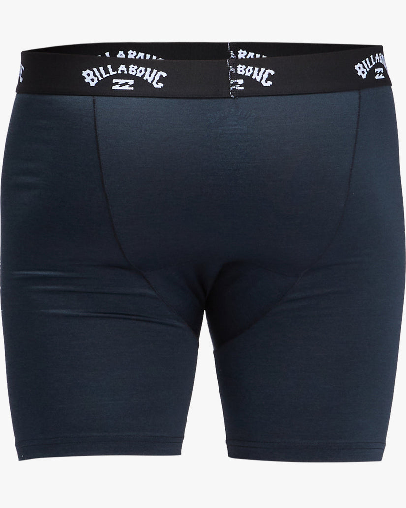 All Day Compression Surf Shorts - Black Heather