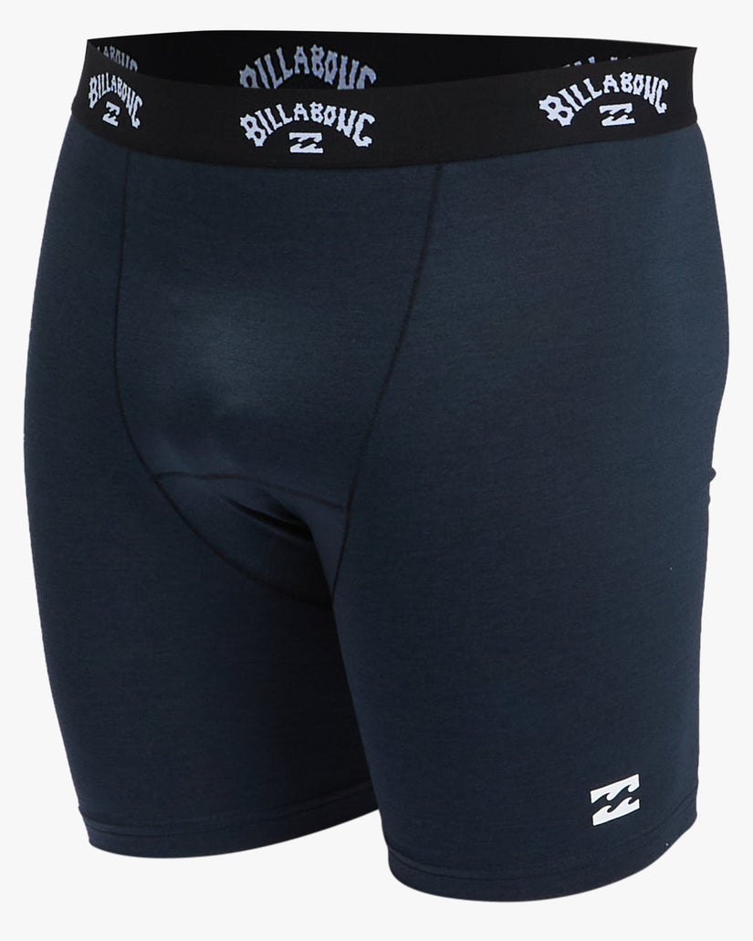 All Day Compression Surf Shorts - Black Heather –