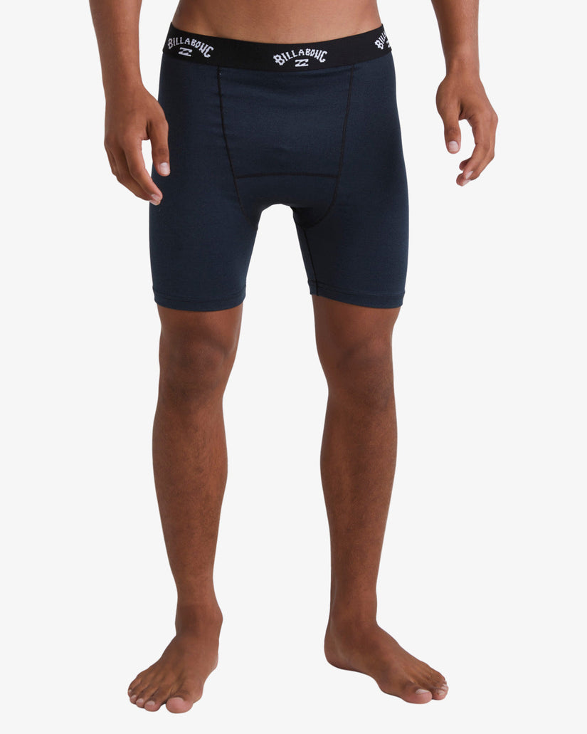 All Day Compression Surf Shorts - Black Heather