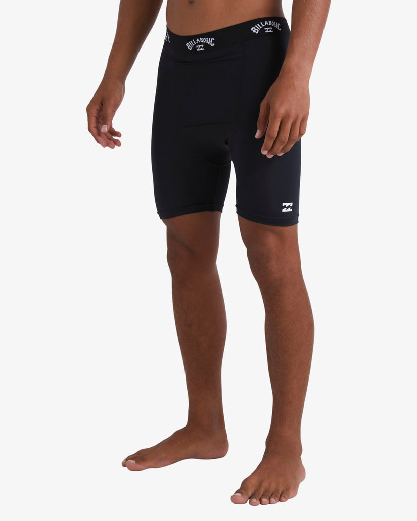 All Day Compression Surf Shorts - Black