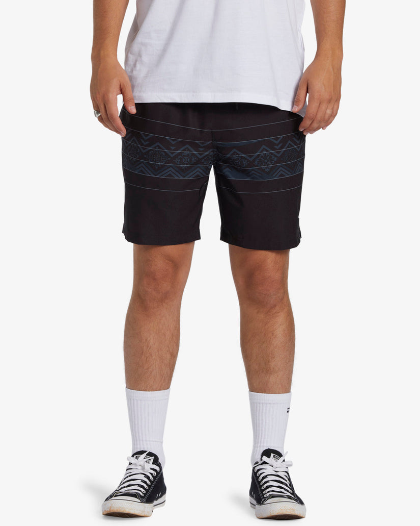 A/Div Surftrek Elastic Shorts 17" - Asphalt