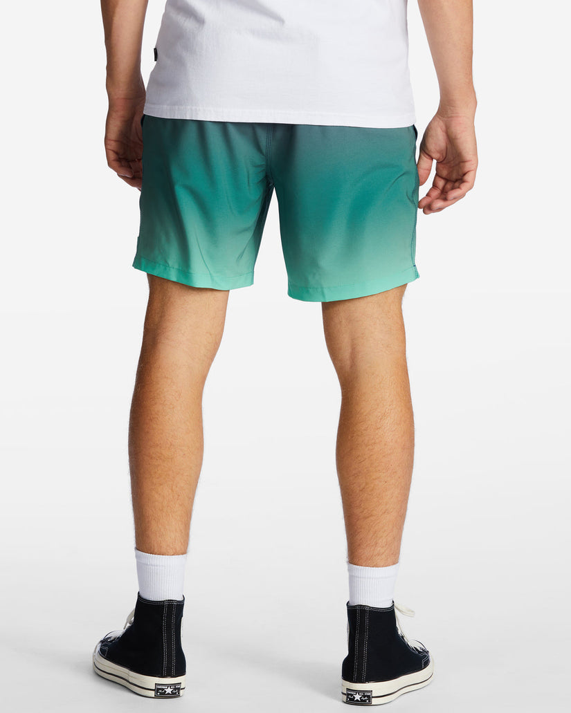 A/Div Surftrek Elastic Waist Shorts 17" - Jade