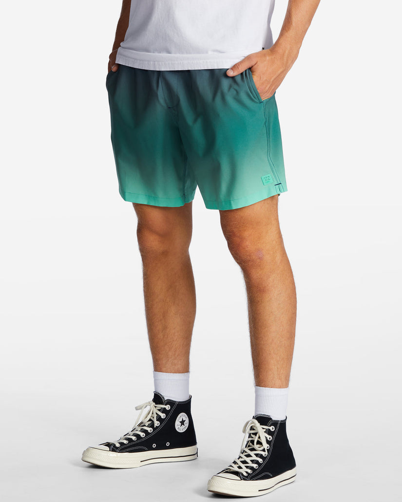 A/Div Surftrek Elastic Waist Shorts 17" - Jade