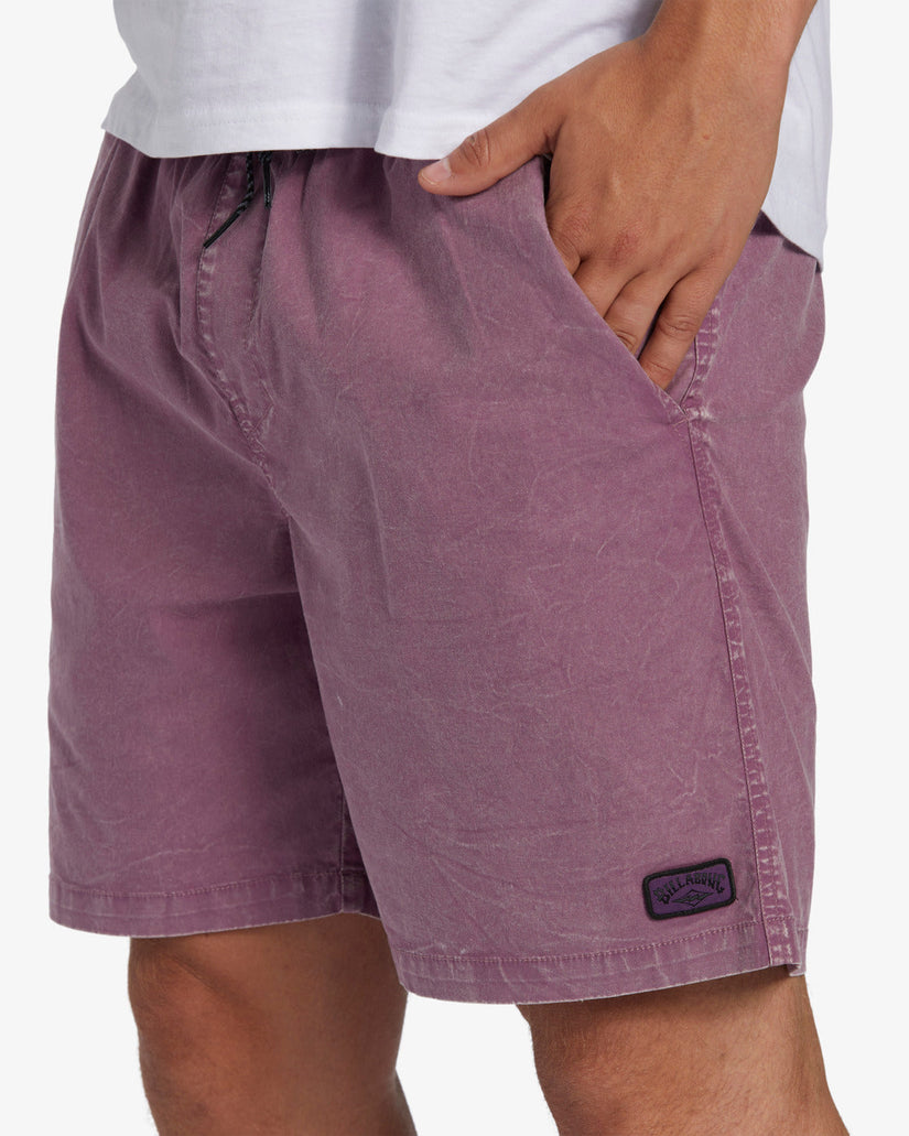 Mario Stretch 17" Elastic Waist Shorts - Kalamata