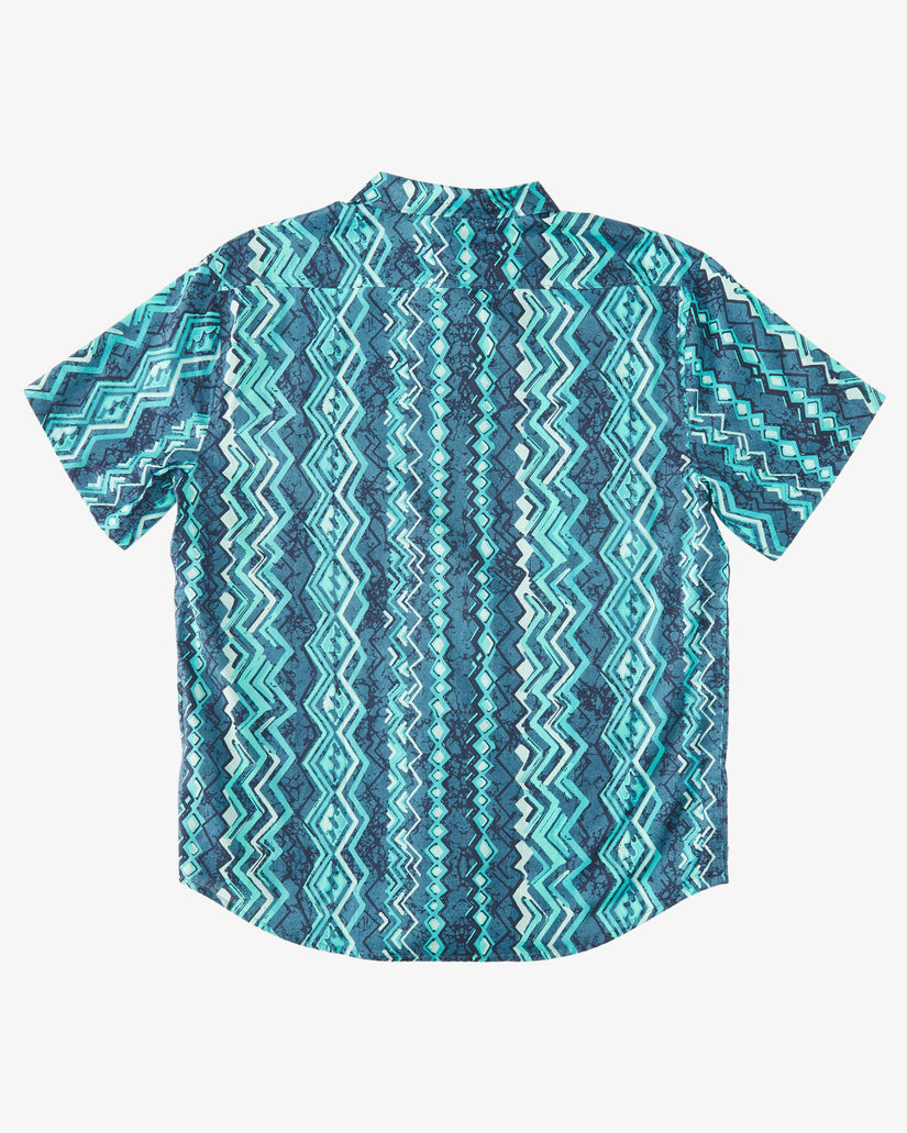 Sundays Short Sleeve Shirt - Dark Mint