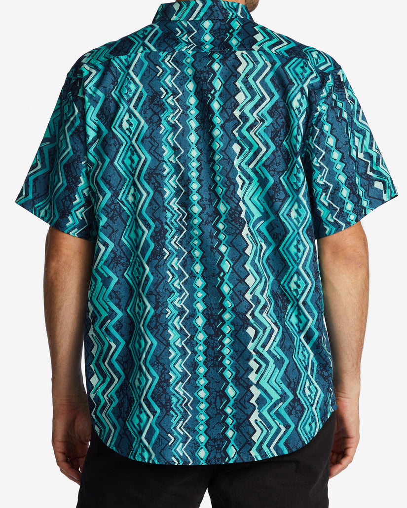 Sundays Short Sleeve Shirt - Dark Mint