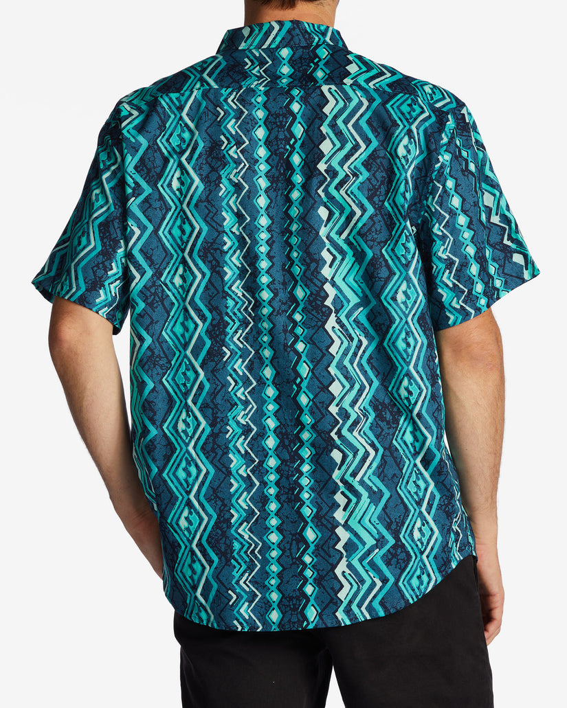 Sundays Short Sleeve Shirt - Dark Mint