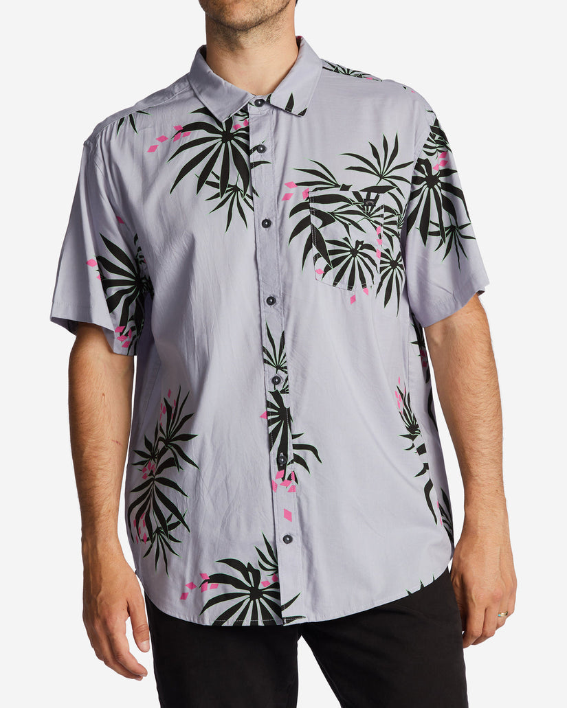 Sundays Short Sleeve Shirt - Purple Haze