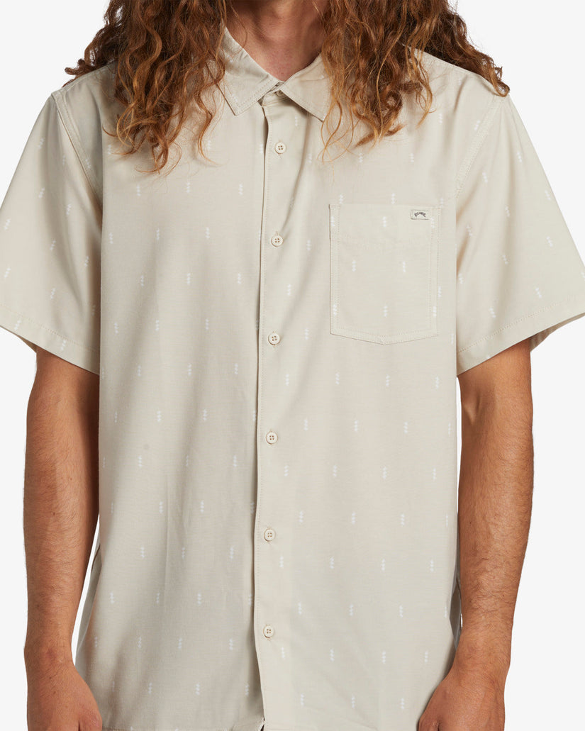 Surftrek Trail Short Sleeve Woven Shirt - Cream