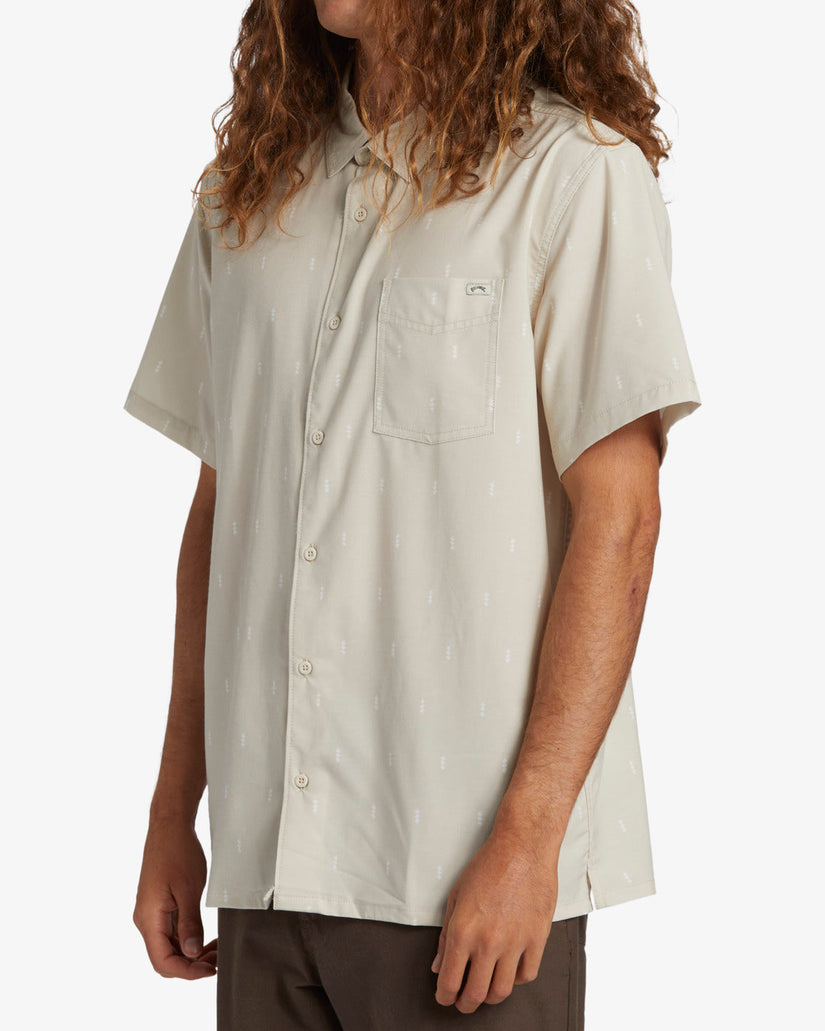 Surftrek Trail Short Sleeve Woven Shirt - Cream