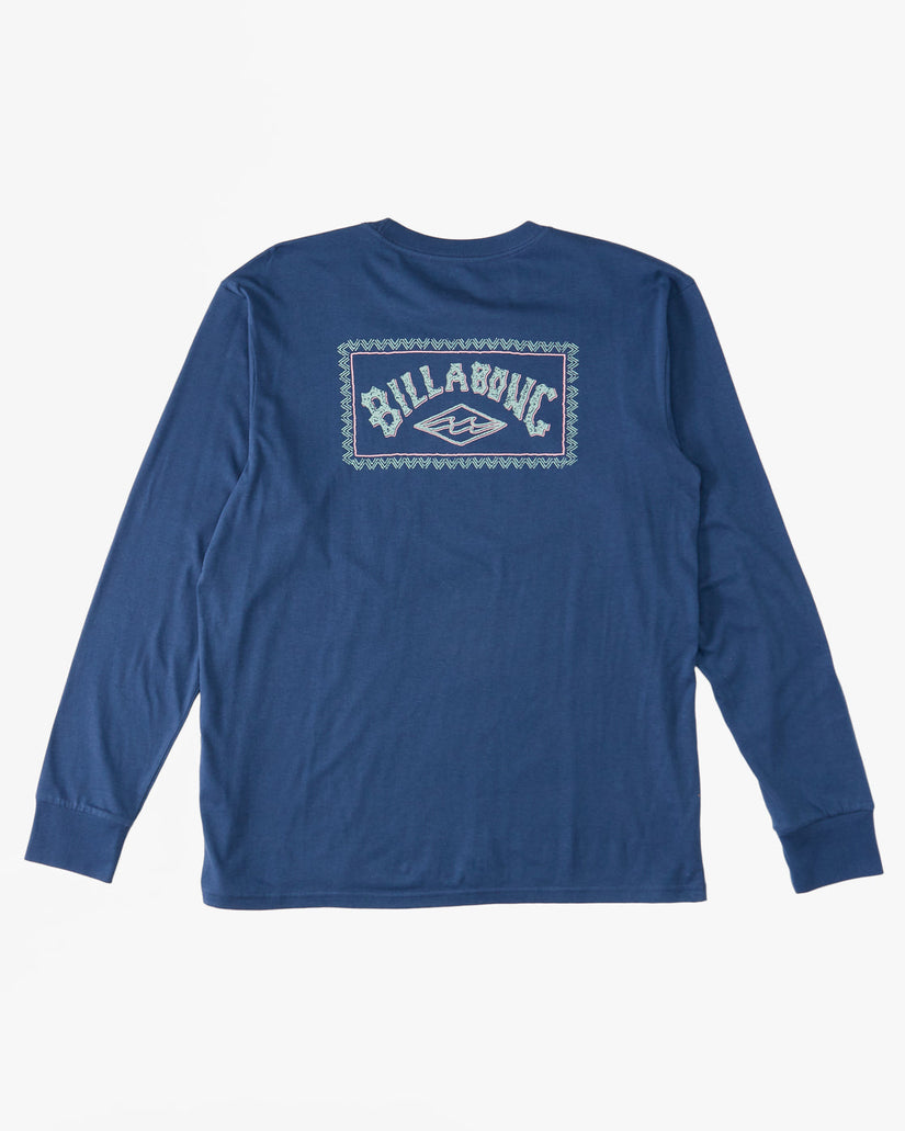 A/Div Arch Long Sleeve T-Shirt - Space Blue