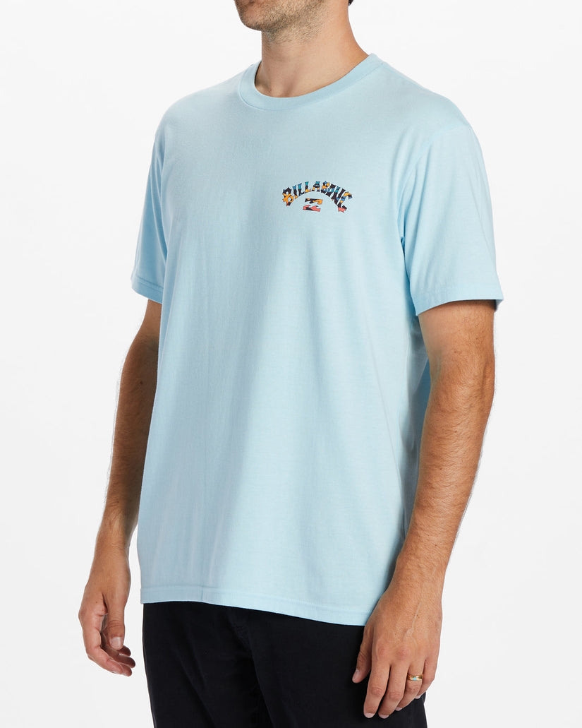 Arch Fill T-Shirt - Coastal Blue