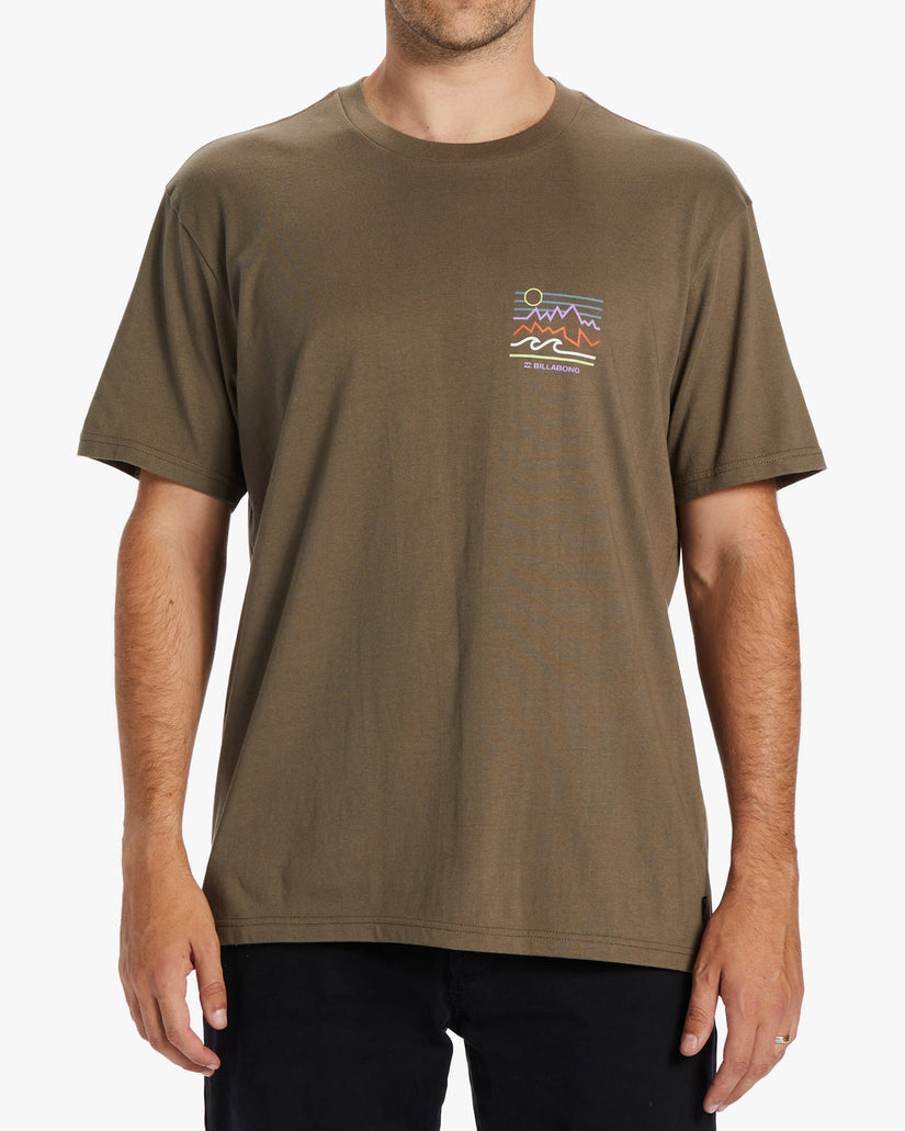 Peak T-Shirt - Bark