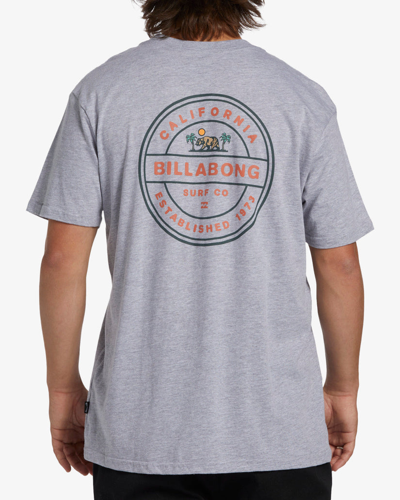 Rotor California Short Sleeve T-Shirt - Grey Heather